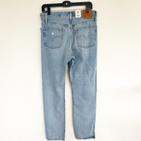 Levis Premium 501 Original High-rise button fly jeans 32 X 30 boot jeans - Picture 8 of 12